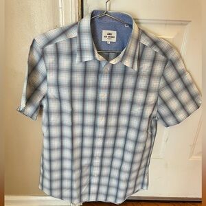 Ben Sherman plaid short sleeve button-down shirt